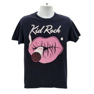 Optima Kid Rock Mens Medium Shirt First Kiss Cheap Date Tour 2015 Graphic Black
